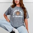 People Are Strange Monkey Introvert People Hater Mineral Wash Tshirts Mineral Gray