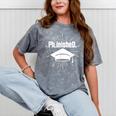 PhinisheD PhD Graduation Doctor Of Philosophy Mineral Wash Tshirts Mineral Gray