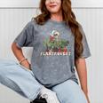 Plant Coffee Love Plantrovert Gardening Introvert Mom Mineral Wash Tshirts Mineral Gray