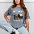 Please Be Patient I'm From The 1900s Amish Wagon & Vintage Premium Mineral Wash Tshirts Mineral Gray