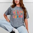 Please Be Patient With Me I'm From The 1900s Boho Saying Mineral Wash Tshirts Mineral Gray