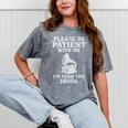 Please Be Patient With Me I'm From The 1900s Funny Premium Mineral Wash Tshirts Mineral Gray