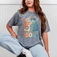 Please Be Patient With Me I'm From The 1900s Retro 90s Dad Premium Mineral Wash Tshirts Mineral Gray