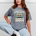 Please Patient I'm From The 1900s Retro Cassette Humor Mineral Wash Tshirts Mineral Gray