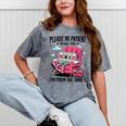 Please Be Patient I'm From The 1900s Retro Cassette Mineral Wash Tshirts Mineral Gray