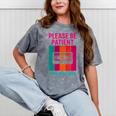 Please Be Patient I'm From The 1900s Retro Cassette Tape Premium Tri-Blend Mineral Wash Tshirts Mineral Gray