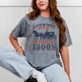Please Be Patient With Me I'm From The 1900s Retro Nostalgic Premium Mineral Wash Tshirts Mineral Gray