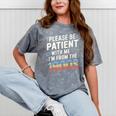 Please Be Patient With Me I'm From The 1900s Retro Tee Premium Mineral Wash Tshirts Mineral Gray Please Be Patient With Me I'm From The 1900s Retro Tee Premium Mineral Wash Tshirts Mineral Gray
