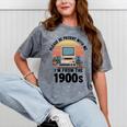 Please Be Patient I'm From The 1900s Retro Vintage Computer Mineral Wash Tshirts Mineral Gray