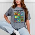Please Be Patient With Me I'm From The 1900s Vintage 90s Premium Tri-Blend Mineral Wash Tshirts Mineral Gray