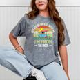 Please Be Patient With Me I'm From The 1900s Vintage Cassett Mineral Wash Tshirts Mineral Gray