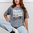 Please Be Patient I'm From The 1900s Vintage Tech Graphic Mineral Wash Tshirts Mineral Gray