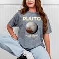 Pluto Never Forget 1930-2006 Planet Space Science Nostalgia Premium Tri-Blend Mineral Wash Tshirts Mineral Gray