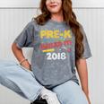Pre-K Nailed It Class Of 2018 Graduation Mineral Wash Tshirts Mineral Gray