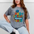 Preschool Graduation 2025 Pre-k Graduate Kids Boys Girls Mineral Wash Tshirts Mineral Gray