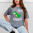 Preschool Graduation Preschooler Dinosaur Pre-K Dino Kids Mineral Wash Tshirts Mineral Gray