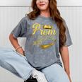 Prom Squad Graduation Class Of 2025 Party Mineral Wash Tshirts Mineral Gray