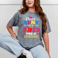 Proud Aunt Of 2023 Pre-K Graduate Senior Graduation Matching Mineral Wash Tshirts Mineral Gray