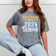 Proud Brother Of a 2021 Senior Shirt Graduation Mineral Wash Tshirts Mineral Gray