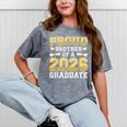 Proud Brother Of A 2026 Graduate Shirt Class 2026 Graduation Mineral Wash Tshirts Mineral Gray