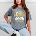Proud Brother Class Of 2025 Nursing Graduate Graduation Mineral Wash Tshirts Mineral Gray