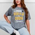 Proud Brother-In-Law Of A Class 2026 Senior Graduation 2026 Mineral Wash Tshirts Mineral Gray