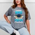 Proud Brother Of Two 2024 Graduates Twin Family Graduation Mineral Wash Tshirts Mineral Gray