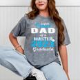 Proud Dad Of 2023 Class Master Graduate Family Graduation Mineral Wash Tshirts Mineral Gray