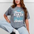 Proud Dad Of a Class Of 2021 Senior Graduate Graduation Mineral Wash Tshirts Mineral Gray