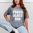 Proud Dad Father's Day Graduation Holiday Mineral Wash Tshirts Mineral Gray
