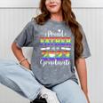 Proud Father Of 2023 Graduate Class 2023 Graduation Family Mineral Wash Tshirts Mineral Gray