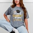 Proud Gammy Of A Class Of 2025 Graduate Senior Graduation Mineral Wash Tshirts Mineral Gray