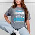 Proud Godbrother Of Two 2023 Graduate Class 2023 Graduation Mineral Wash Tshirts Mineral Gray