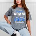 Proud Gram Of 2023 College Graduate Family 23 Graduation Mineral Wash Tshirts Mineral Gray
