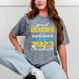 Proud Grandma Of 2023 College Graduate Family 23 Graduation Mineral Wash Tshirts Mineral Gray
