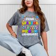 Proud GRANDMA Of a 2025 PRE-K Graduate -Graduation Mineral Wash Tshirts Mineral Gray