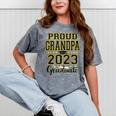 Proud Grandpa Of A 2023 Graduate Graduation Mineral Wash Tshirts Mineral Gray