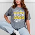 Proud Grandpa Of a 2025 Senior Graduate Graduation Mineral Wash Tshirts Mineral Gray