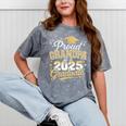 Proud Grandpa Of a Class Of 2025 Graduate Senior Graduation Premium Mineral Wash Tshirts Mineral Gray