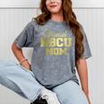 Proud HBCU Mom Graduation College Mineral Wash Tshirts Mineral Gray