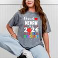 Proud MEMAW Of 2024 Pre-K Graduation Graduate Senior 2024 Mineral Wash Tshirts Mineral Gray