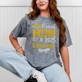 Proud Mom Of A 2025 Graduate Senior Class Of 2025 Graduation Mineral Wash Tshirts Mineral Gray