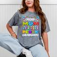 Proud MOM Of a 2025 PRE-K Graduate -Graduation Mineral Wash Tshirts Mineral Gray