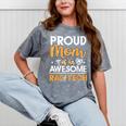 Proud Mom Of An Awesome Rad Tech Graduation Matching Family Mineral Wash Tshirts Mineral Gray