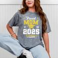 Proud Mom Of Two Class Of 2025 Graduates Twins Graduation Mineral Wash Tshirts Mineral Gray