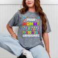 Proud MOMMY Of a 2025 Preschool Graduate Graduation Mineral Wash Tshirts Mineral Gray