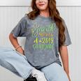 Proud Mother Of a 2019 Graduate Graduation T-Shirt Mineral Wash Tshirts Mineral Gray