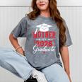 Proud Mother Of a Class Of 2026 Graduate For Graduation Mineral Wash Tshirts Mineral Gray