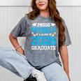 Proud Myself Of A Class Of 2026 Graduate Senior Graduation Mineral Wash Tshirts Mineral Gray