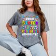 Proud SISTER Of a 2025 Kindergarten Graduate Graduation Mineral Wash Tshirts Mineral Gray